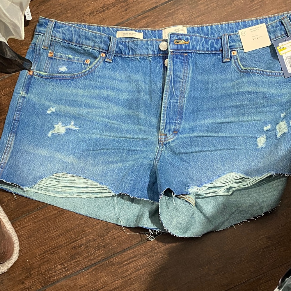 Universal Thread Distressed Blue Jean Shorts